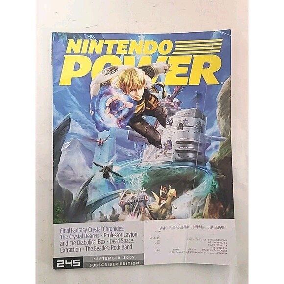 Nintendo Power 245 (2009) Final Fantasy Crystal Chronicles Crystal Bearers Cover - Picture 1 of 6